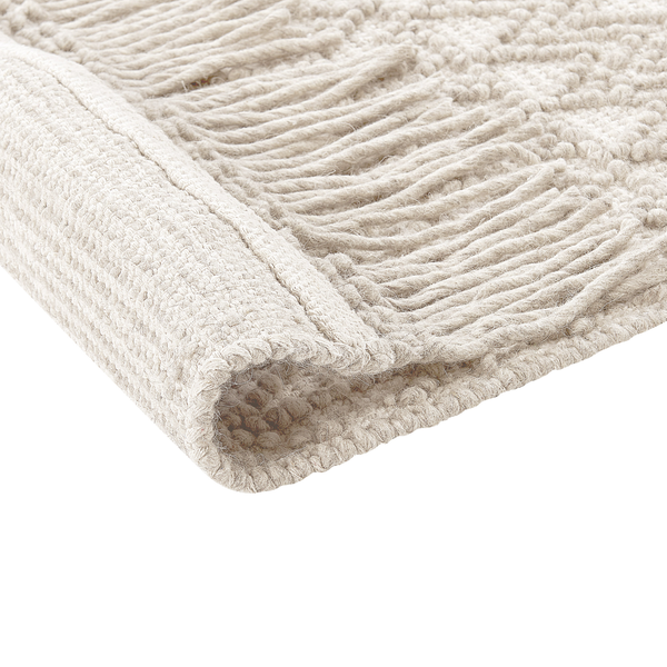 Teppich ALUCRA Hellbeige 160 x 230 cm Wolle