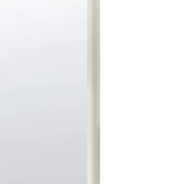 Wandspiegel ABZAC 45 cm 145 cm Metall Cremeweiß