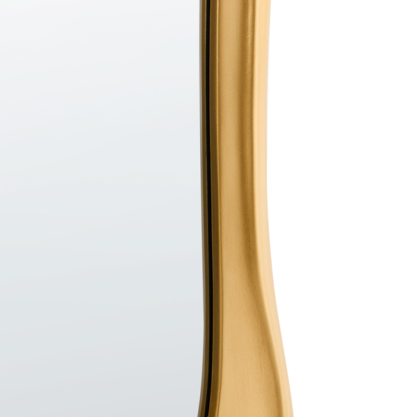 Detailansicht eines Spiegels mit schmalem Rahmen