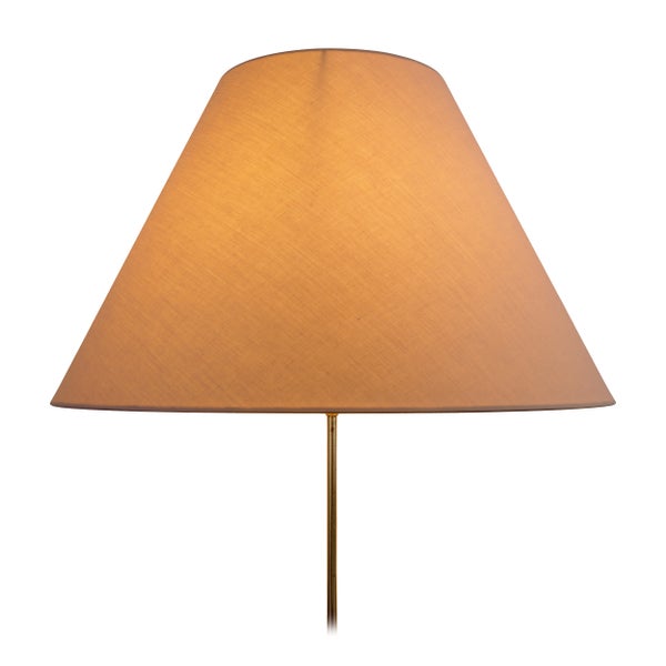 Stehlampe mit Stoffschirm
