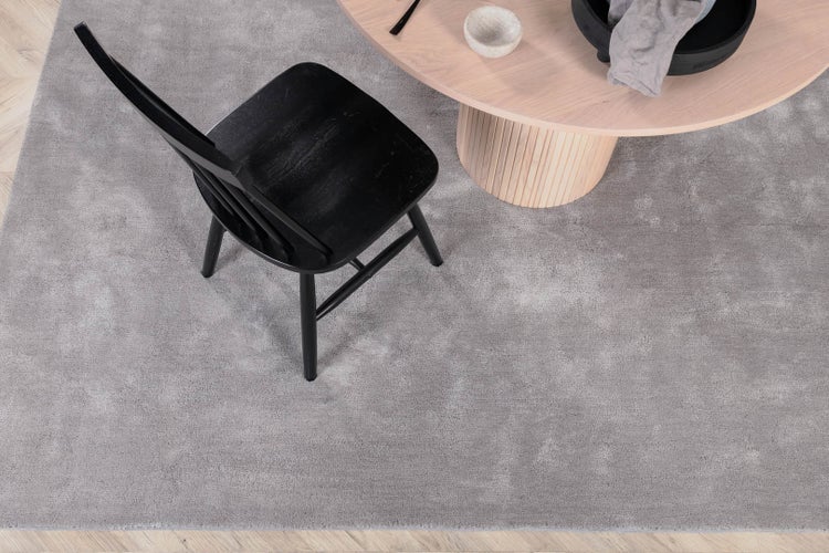 Undra Teppich 240x170 cm Polyester grau. 170 X 240 X 1 cm