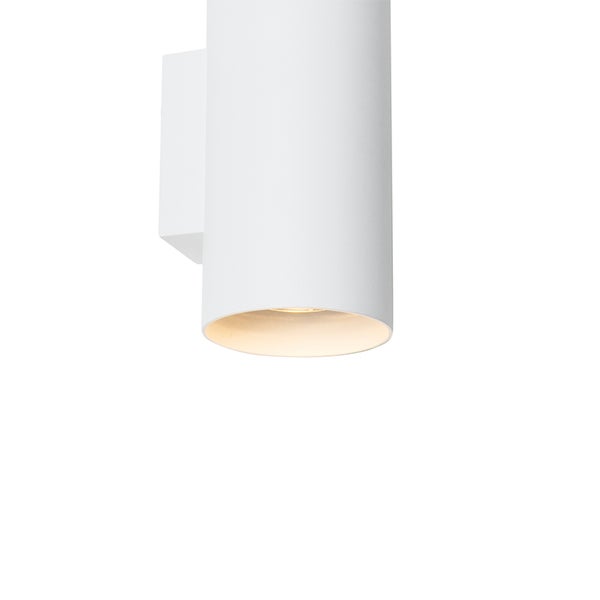 Design Wandleuchte Weiß Rund 2-Lichter - Sab