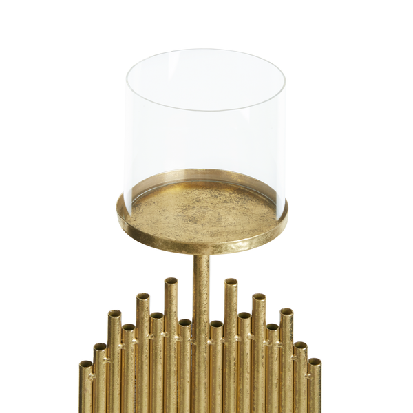 Kerzenhalter mit Glaswindschutz