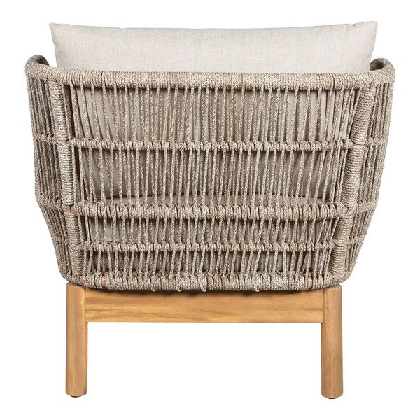 Terracina Sonnenliege inkl. Kissen braun, beige. 87 X 190 X 73 cm