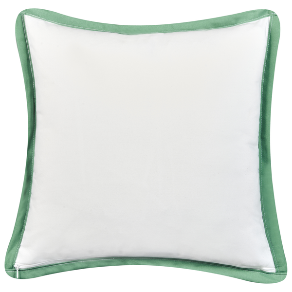 Gartenkissen 2er Set MEADOW Pflanzenmuster 45 x 45 cm Grün