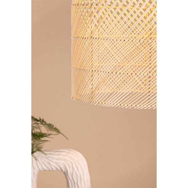 Brivela Beleuchtung Pendelleuchte 45x45x53cm natur. 45 X 45 X 53 cm