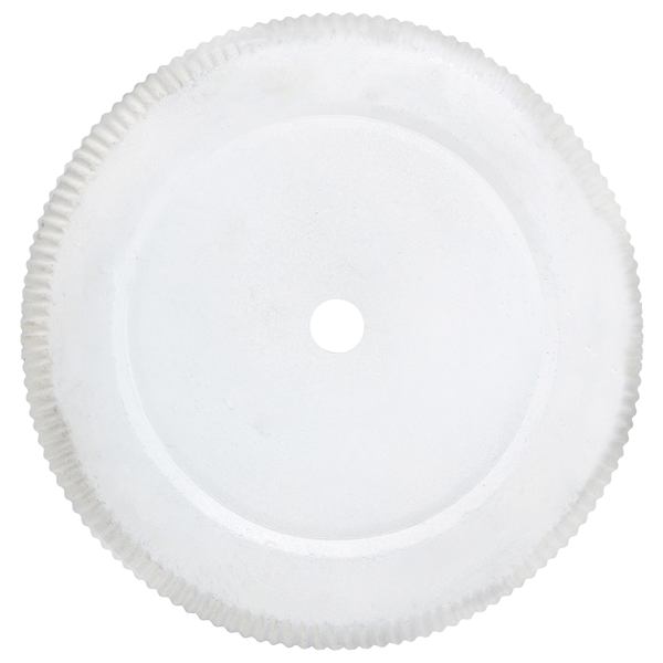 Blumenkübel OREOI 45 cm Cremeweiß