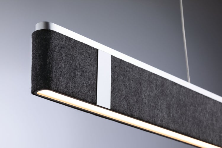 Filz Pendelleuchte mit LED Licht