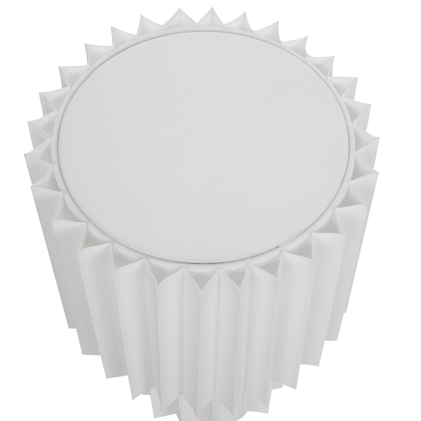 Tischlampe ALFEIOS Leinen Weiß
