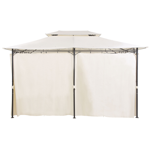 Pavillon COLOS Metall 400 cm 300 cm Beige