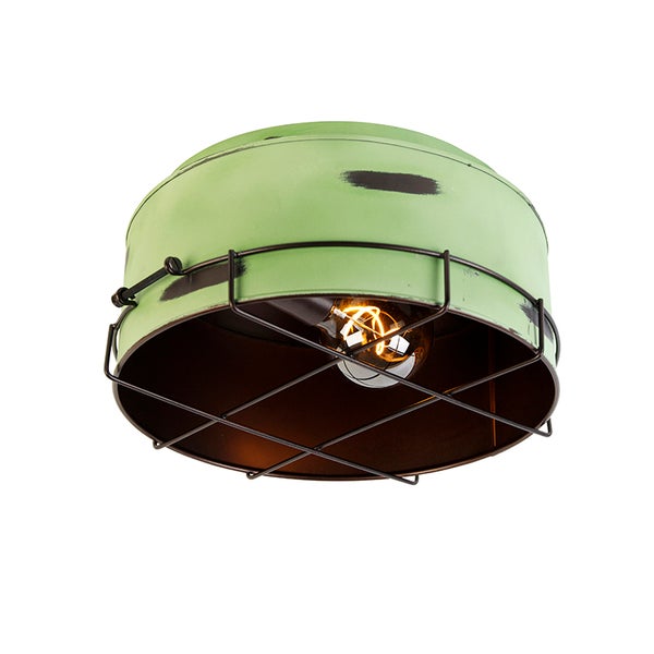 Industrielle Deckenleuchte grün 35 cm - Barril