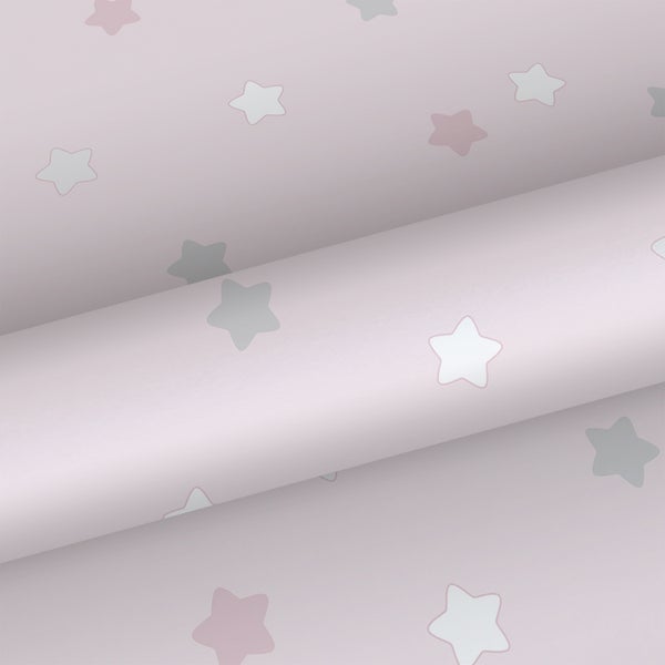 Sanders und Sanders Tapete kleine Sterne Hellrosa - 53 cm x 10 m - 640570