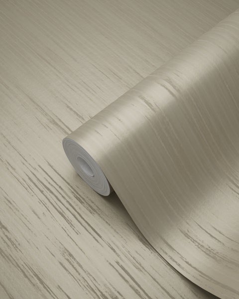Origin Wallcoverings Tapete feine Streifen Hellbraun - 53 cm x 10.05 m - 345405