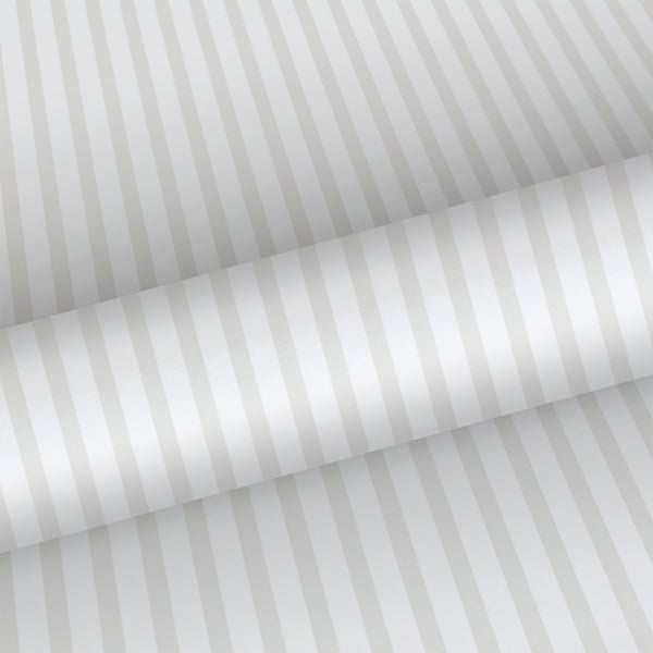 Sanders und Sanders Tapete Streifen Beige und Weiß - 53 cm x 10 m - 640476