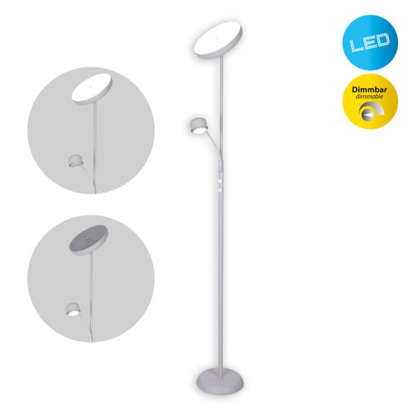 Stehleuchte mit Leselampe