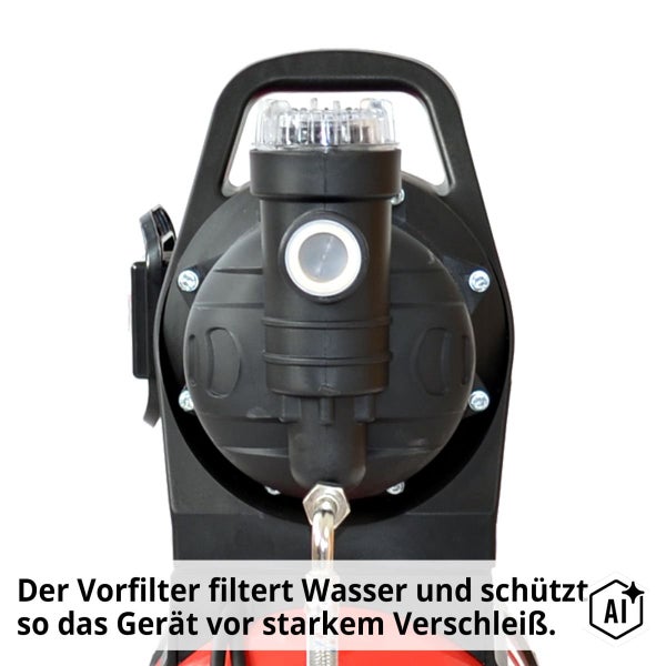 Vorfilter für Hauswasserwerk zum Schutz vor Verschleiß