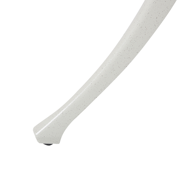 Outdoor Bistrotisch ANCONA 90 cm 90 cm Metall Cremeweiß