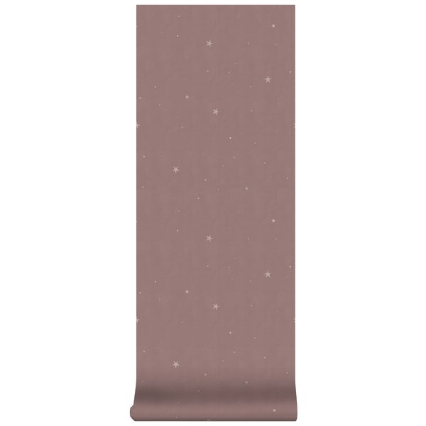 Vliestapeten Kleine Sterne Rosa