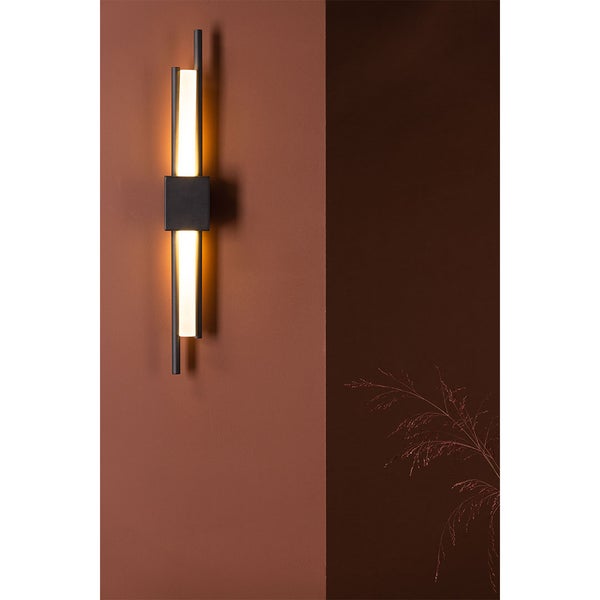 Clermont Beleuchtung Wandlampe 50x8x50cm schwarz. 8 X 50 X 50 cm
