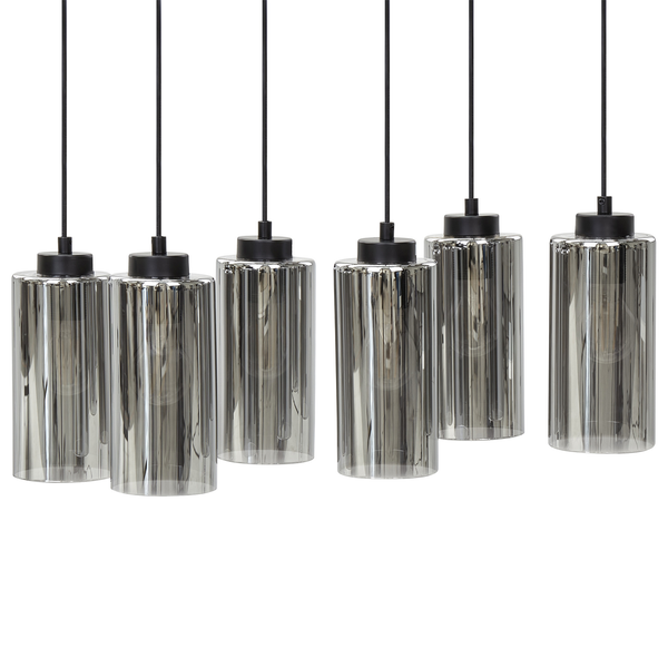 Hängeleuchte PURIRI Glas Grau