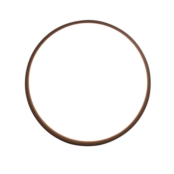 Runder Spiegel mit Rahmen