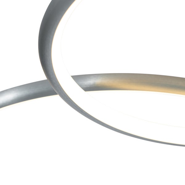 Design Deckenleuchte Stahl inkl. LED 3-stufig dimmbar 4-flammig - Joaniqa