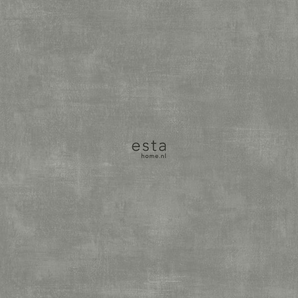 ESTAhome Tapete Betonoptik Dunkelgrau - 53 cm x 10.05 m - 139021