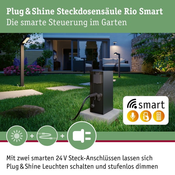 MaxLED 250 Basis Set mit LED Streifen, Netzteil und Steuereinheit, smarte Lichtsteuerung kompatibel mit Amazon Alexa und Google Assistant.
