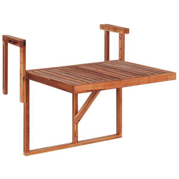 Balkontisch UDINE 70 cm 69 cm Akazienholz Braun