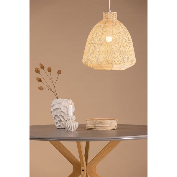 Tours Beleuchtung Pendelleuchte 40x40x40cm natur. 40 X 40 X 40 cm