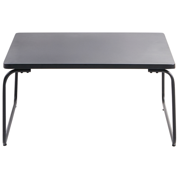 Rechteckiger Beistelltisch mit Stahlgestell