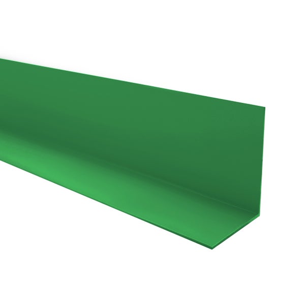 Grünes Winkelprofil