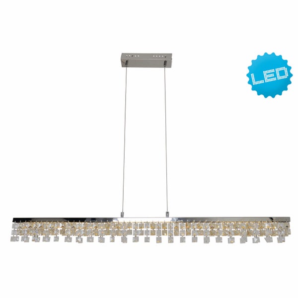 LED-Pendelleuchte mit Schmucksteinen