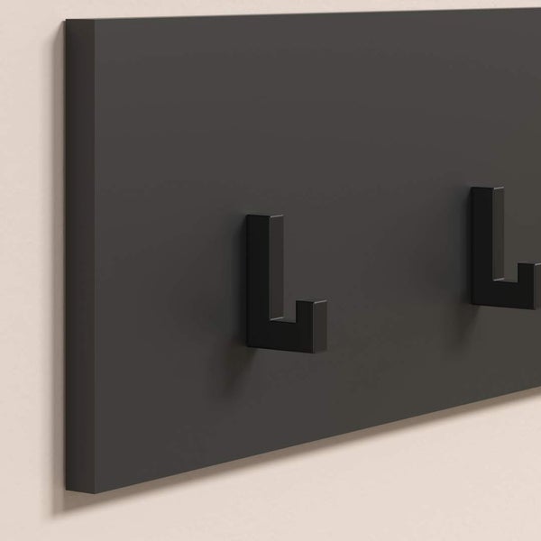 Esteban Wandgarderobe grau. 80 X 2 X 20 cm