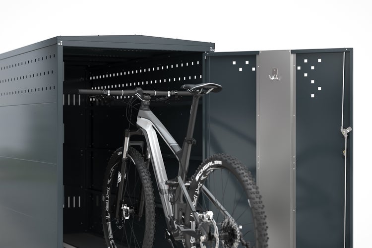 Fahrradgarage BikeBox 1 Giebeldach AE ohne Seitenwand