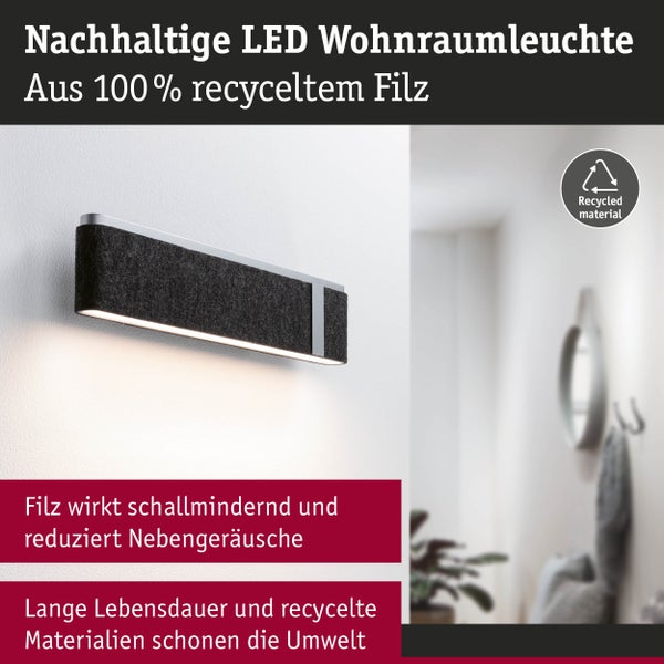 Paulmann LED Möbel Aufbauleuchte Set zur Erweiterung, 55 Zentimeter lang, stufenlos einstellbare Lichtfarbe, inklusive Montagezubehör und Verpackung