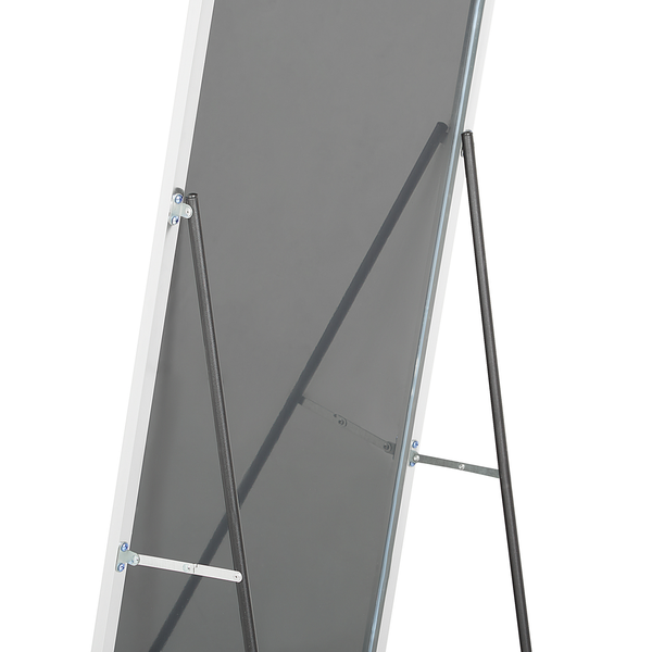 Rückansicht eines Standspiegels mit Ständer