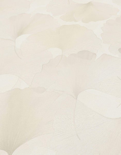 Erismann Tapete Ginkgoblätter Beige - 53 cm x 10.05 m - 662391