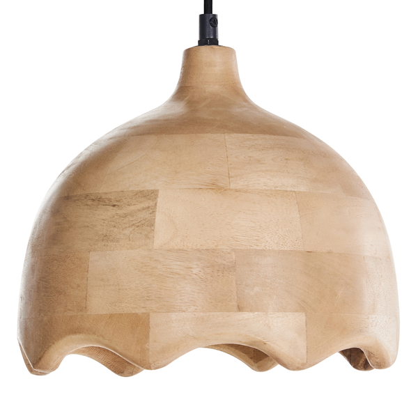 Hängeleuchte GOMATI Mango Holz Hellbraun
