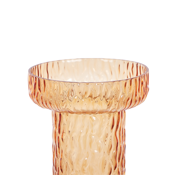 Blumenvase PLATANIA Glas 20 cm Orange