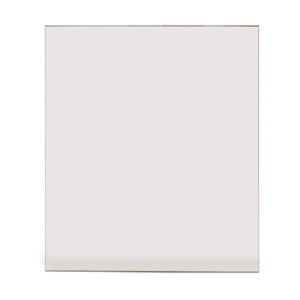 Quadratische, transparente Glasscheibe oder Acrylglasplatte für vielseitige Anwendungen.