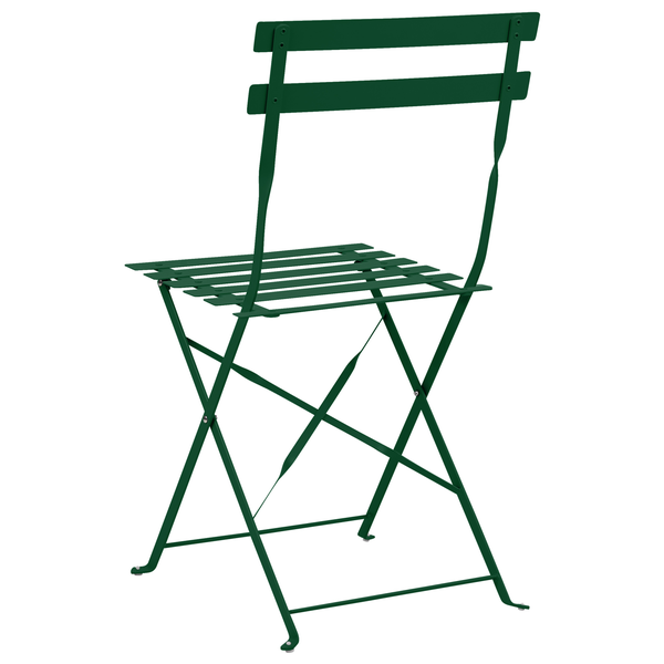Bistro Set klappbar FIORI Metall Dunkelgrün Grün