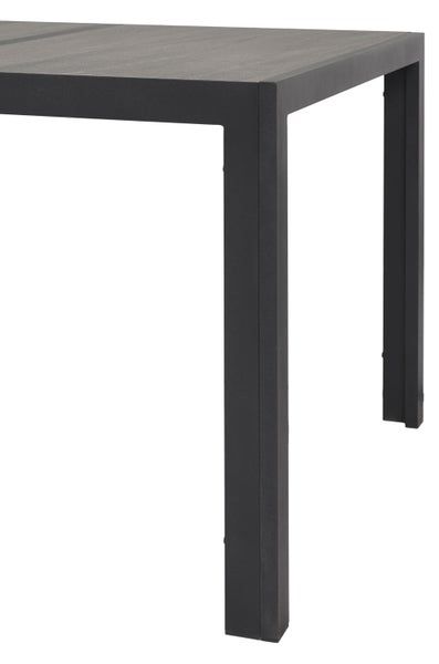 Komma Gartentisch 195 x 90 cm, schwarz und grau. 195 X 90 X 74 cm