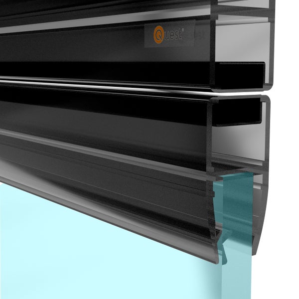 Quest Logo Profil für Glas