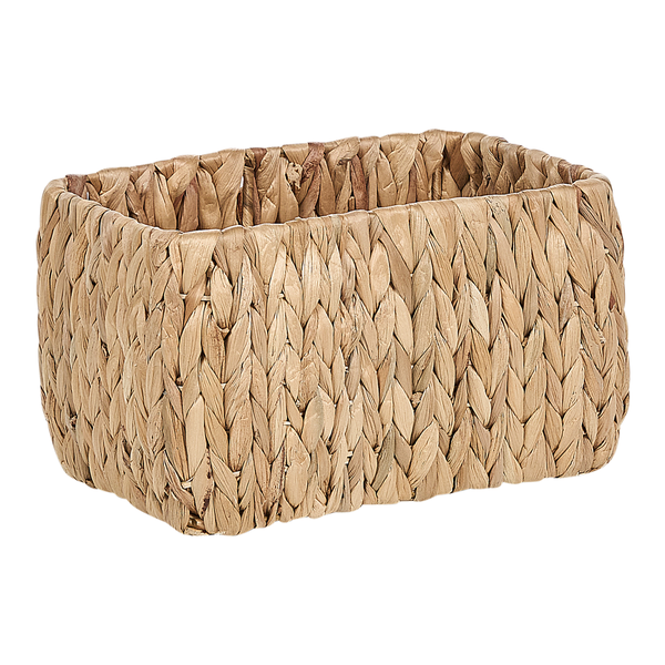 Rechteckiger Korb aus Wasserhyazinthe