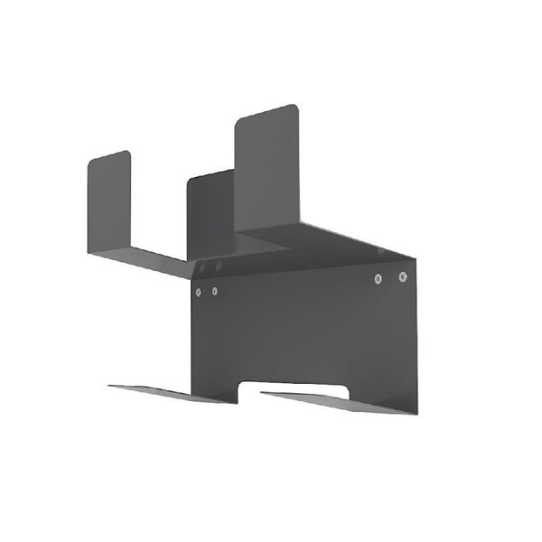 Wandhalterung aus Metall mit Befestigungslöchern für die Wandmontage.