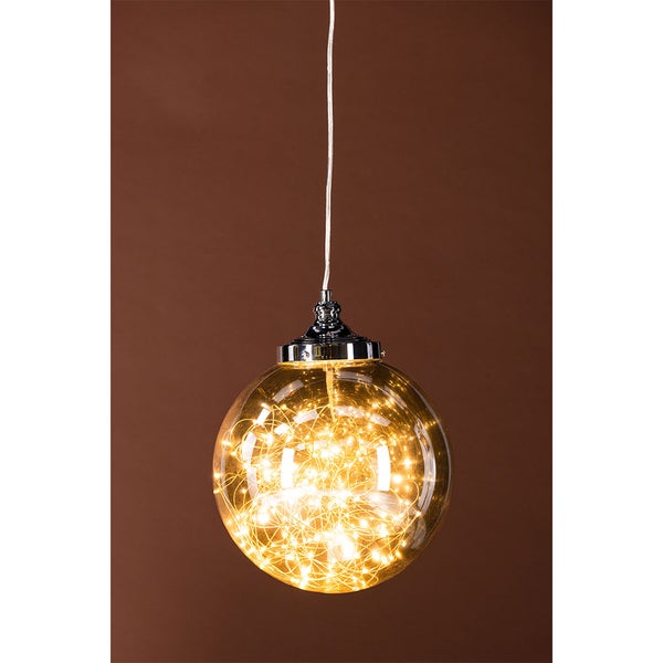 Lemans Beleuchtung Pendelleuchte 30x30x40cm rauchfarbenen Glas. 30 X 30 X 40 cm