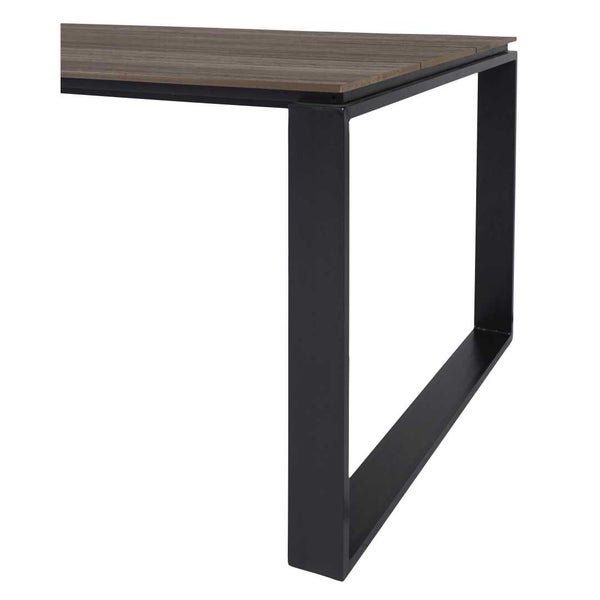 Martinus Gartentisch 100x210cm schwarz,braun. 210 X 100 X 75 cm