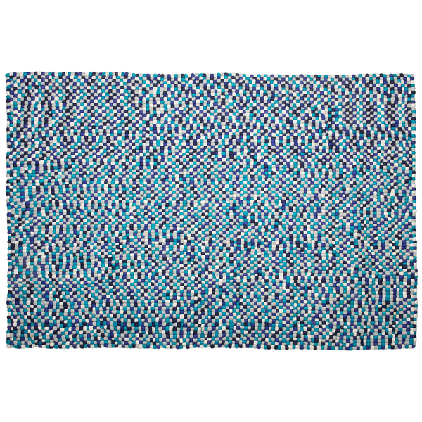 Teppich AMDO Marineblau 160 x 230 cm Wolle