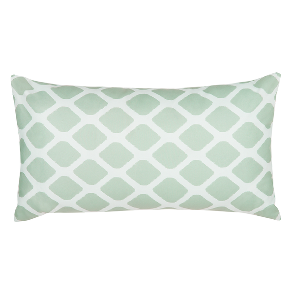 Gartenkissen 2er Set KALAMOS Geometrisches Muster 40 x 70 cm Mintgrün